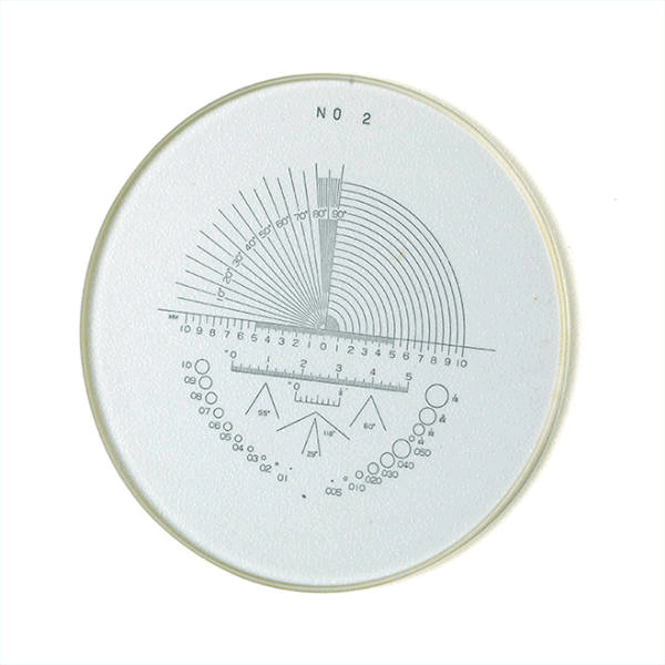 Optical glass /quartz Reticle Calibration Wafer